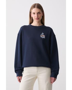 Munthe Felpa Da Donna - Blu