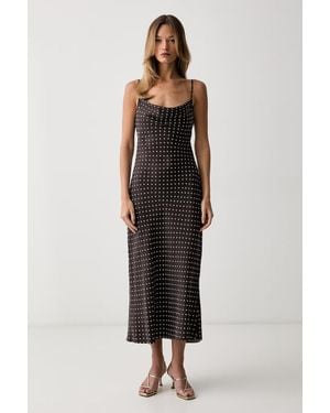 Guess Vestito Lingerie Con Viscosa Akilina - Nero