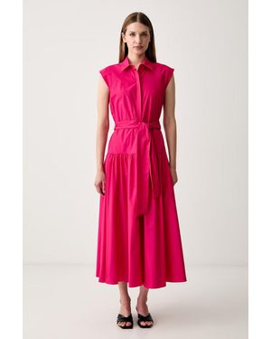 Pedro Del Hierro Madrid Vestito D'Estate - Rosa