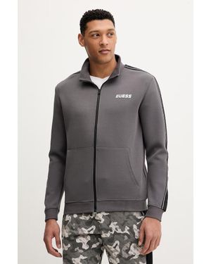 Guess Felpa Con Cerniera Da Uomo Con Cotone Mickey - Grigio