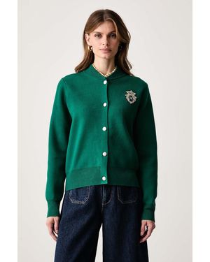 Morgan Camicia Da Donna Con Viscosa - Verde