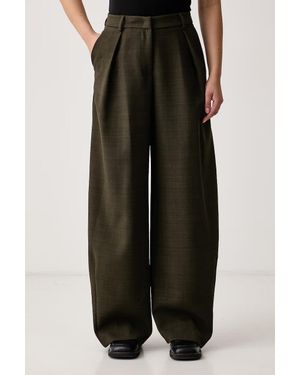 Kaos Pantaloni Wide Leg Da Donna - Nero