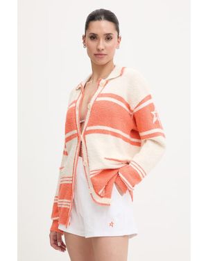 Perfect Moment Cardigan Da Donna Con Cotone - Rosso