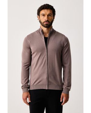 HUGO Cardigan Da Uomo - Marrone