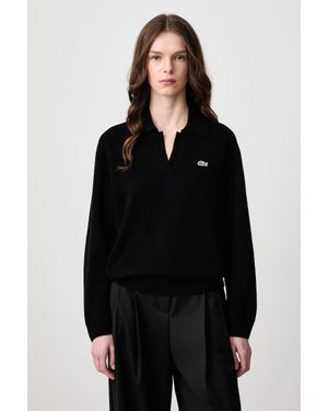 Lacoste Maglione Da Donna - Nero