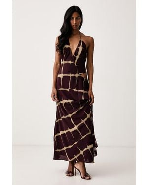 Bardot Vestito Svasato Cyrel - Multicolore