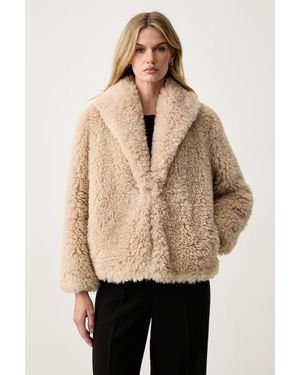 Marella Cappotto Corto Da Donna Mllcosetta - Neutro