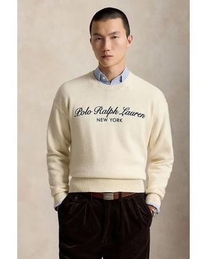 Polo Ralph Lauren Maglione Da Uomo Con Lana - Neutro