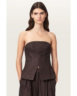AllSaints Camicetta Corsetto Da Donna - Nero