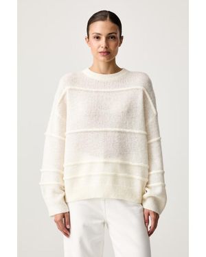 HUGO Maglione Da Donna Con Misto Lana Slookia_B - Bianco