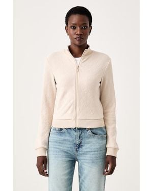 Guess Felpa Con Cerniera Da Donna Laudomia - Neutro
