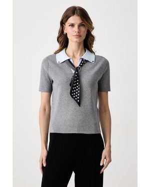 Morgan Polo Maglione Da Donna - Grigio