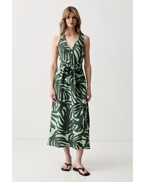 Benetton Vestito D'Estate - Verde