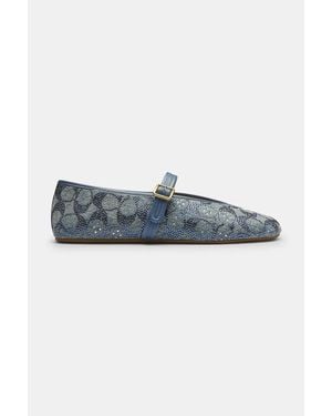 COACH Ballerine Sclpt Cstl - Blu