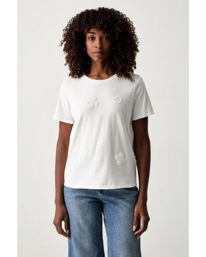 Morgan T-Shirt Da Donna - Bianco