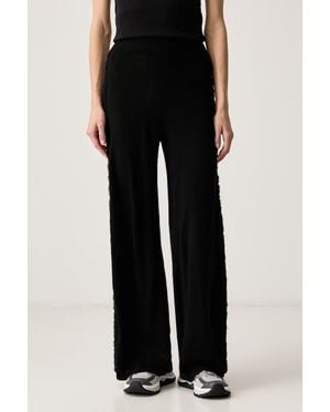 EA7 Pantaloni Da Donna Con Lana - Nero