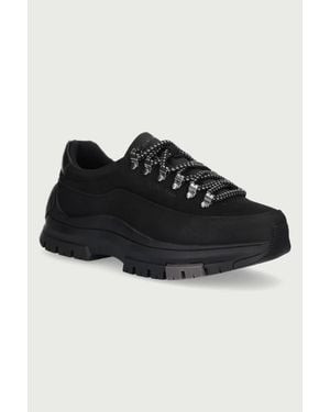 Calvin Klein Hybrid Trek Lace Up Nu Sneakers Da Uomo - Nero