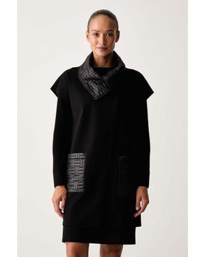 Joseph Ribkoff Gilet Da Donna Con Viscosa - Nero