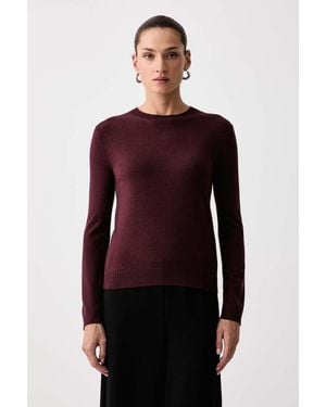 Weekend by Maxmara Maglione Da Donna Con Misto Seta Wkdsicilia - Rosso