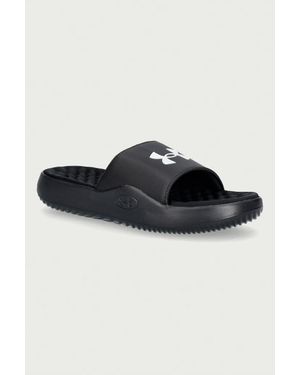 Under Armour Ciabatte Slide Da Piscina Da Uomo Ignite Pro 8 - Nero