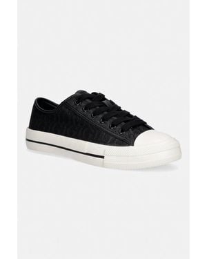 Guess Carey3 Sneakers Da Tennista Da Donna - Nero