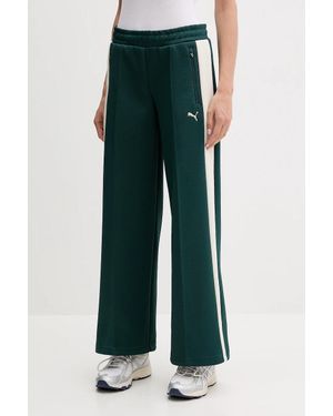 PUMA Pantaloni Tuta T7 Low Rise - Verde