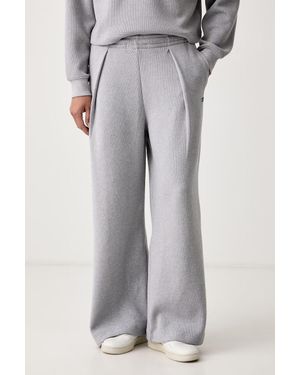 Lacoste Pantaloni Da Tuta Da Donna Con Cotone - Grigio