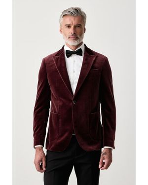 Baldessarini Giacca Monopetto Da Uomo - Rosso
