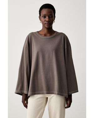 American Vintage T-Shirt Da Donna - Marrone