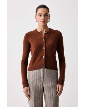 Marella Cardigan Da Donna - Marrone