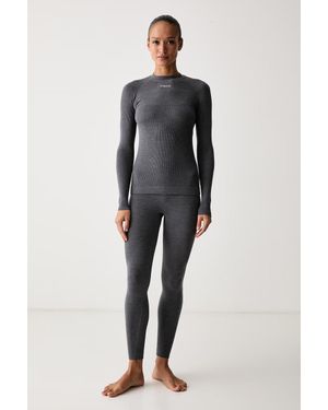 Viking Set Biancheria Termoattiva Da Donna Con Cashmere Tende - Blu