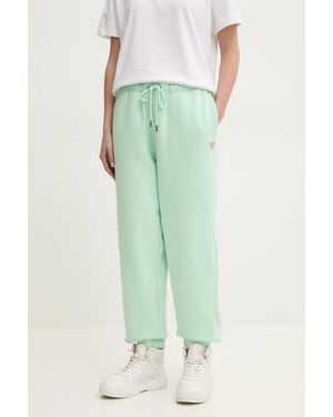 Guess Pantaloni Da Tuta Da Donna Con Cotone - Verde