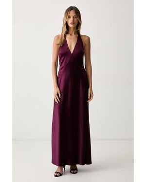 Bardot Vestito Svasato Citrine - Rosso