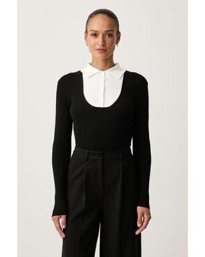 KARL LAGERFELD Maglione Da Donna Con Viscosa - Nero