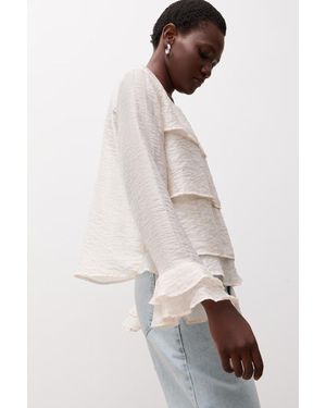 Answear.LAB Camicetta Da Donna Con Lyocell - Neutro