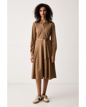 Lacoste Vestito D'Estate - Neutro