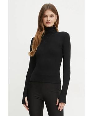 La Mania Camicia A Maniche Lunghe - Nero