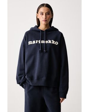Marimekko Felpa Con Cappuccio Da Donna - Blu