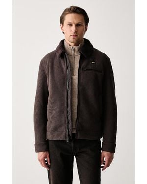 Blauer Giacca Corta Da Uomo - Nero
