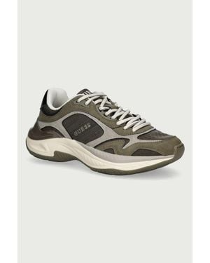 Guess Squan3 Sneakers Da Uomo - Verde