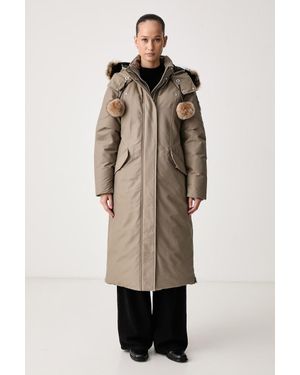 Moose Knuckles Giacca Piumino Da Donna Con Cotone - Neutro
