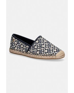 Tommy Hilfiger Espadrillas Da Donna Th Monogram Jacquard Espadrille - Nero