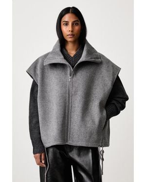 Soeur Gilet Da Donna Con Lana Juno - Grigio