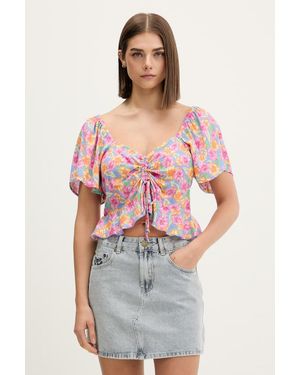 Rip Curl Camicetta Con Volant Da Donna - Multicolore