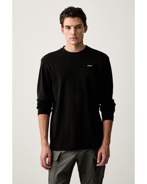 G-Star A Maniche Lunghe Da Uomo - Nero