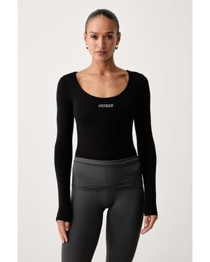 Guess Tuta Da Donna Con Cotone Greta - Nero