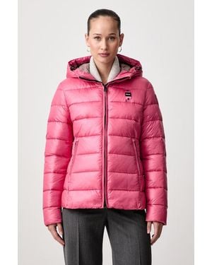 Blauer Giacca Trapuntata Da Donna - Rosa