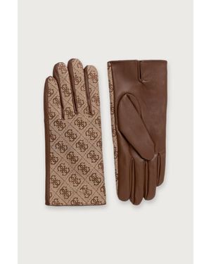 Guess Guanti Da Donna Noelle Ii - Marrone