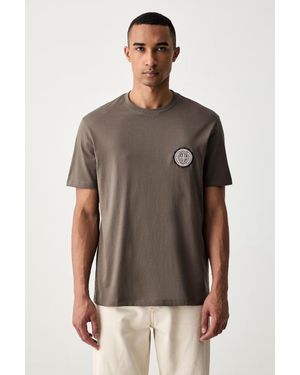 ARMANI EXCHANGE T-Shirt Da Uomo - Marrone