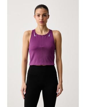 Nike Top Sportivo Da Donna Aeroswift Dri-Fit Adv - Viola